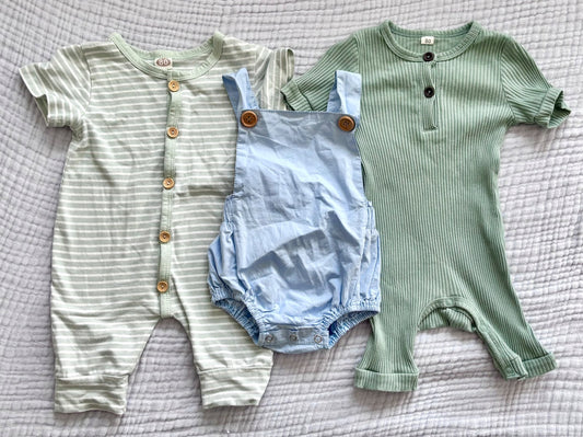 3 x summer outfits, 3-6 months, like new, Kids 6 Month (3-6M)