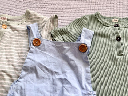 3 x summer outfits, 3-6 months, like new, Kids 6 Month (3-6M)