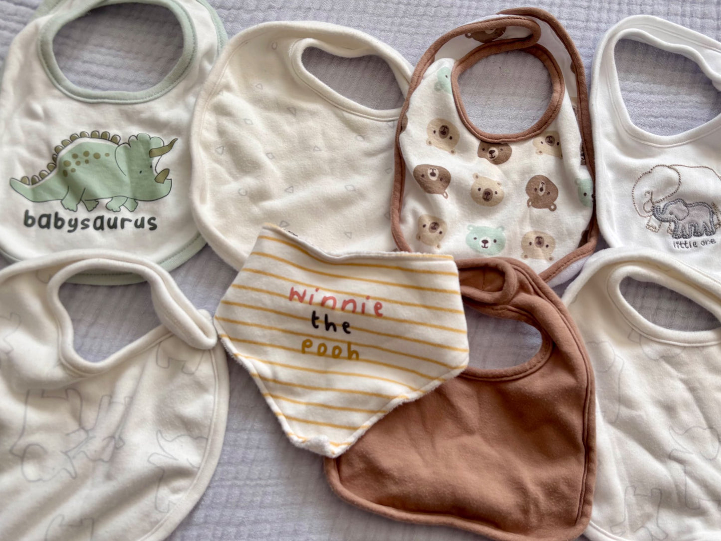 Bibs x8 - new, unused