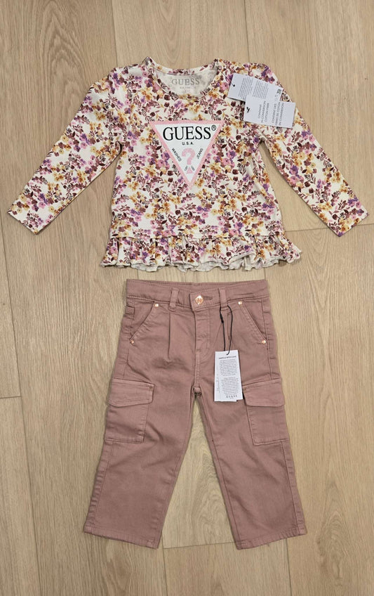 2 Piece Outfit- 2T Guess Brand NWT