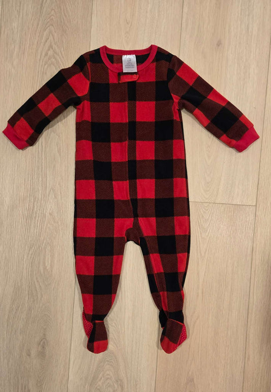 Full- zip holiday pajamas in EUC, Kids 24 Month (18-24M)