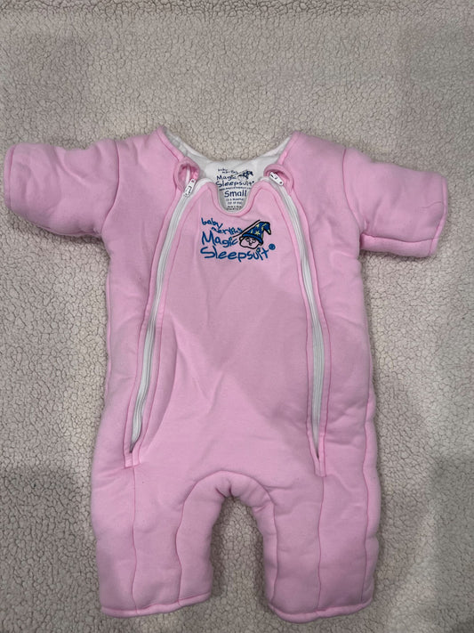 Pink magic Merlin sleep suit small , Kids 6 Month (3-6M)