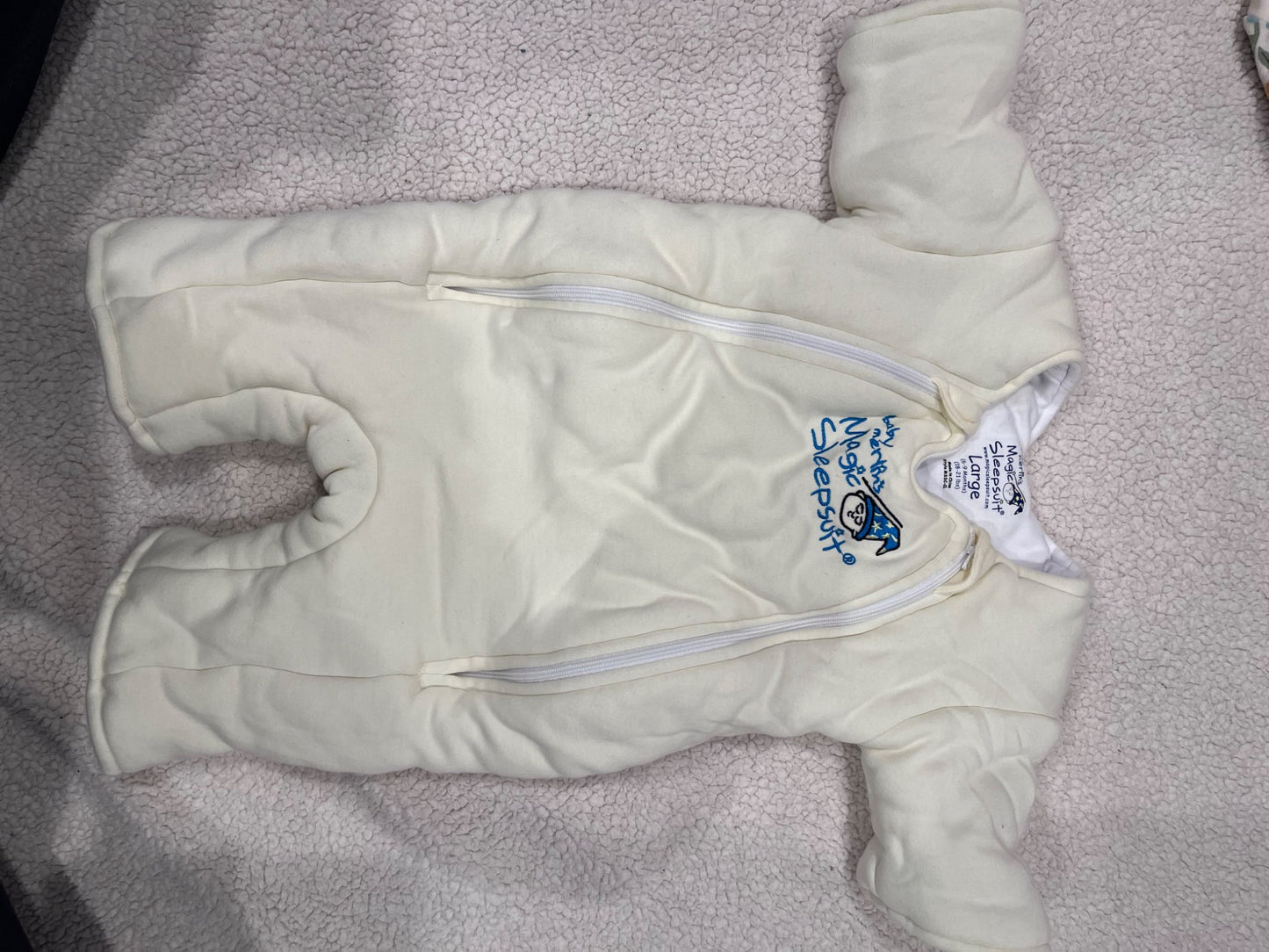 Yellow large NWOT  cotton magic Merlin sleep suit , Kids 9 Month (6-9M)