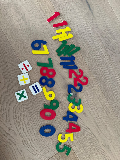 Melissa & Doug magnetic wooden alphabet & numbers