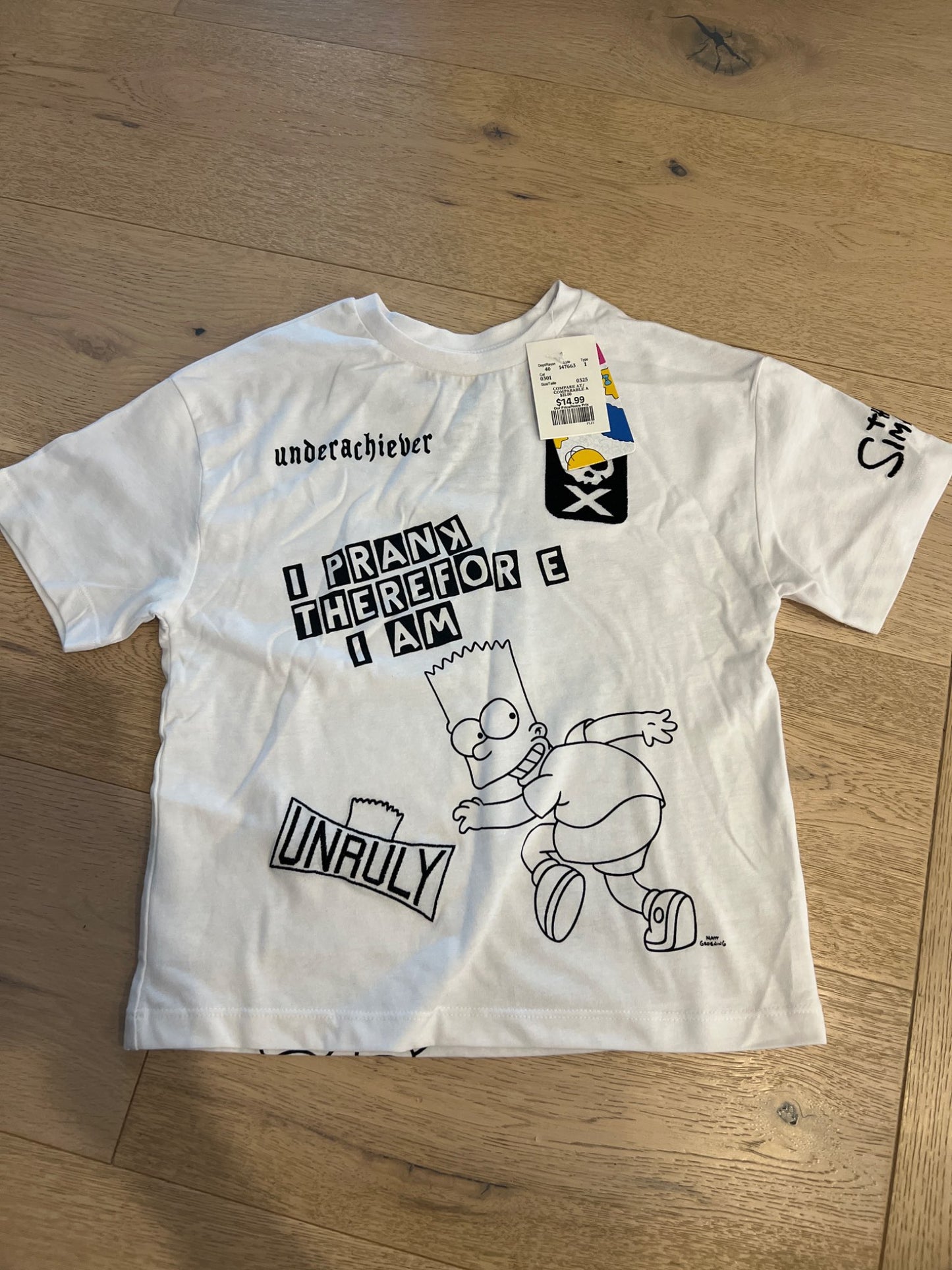 NWT the simpsons t shirt , Kids 6/6X