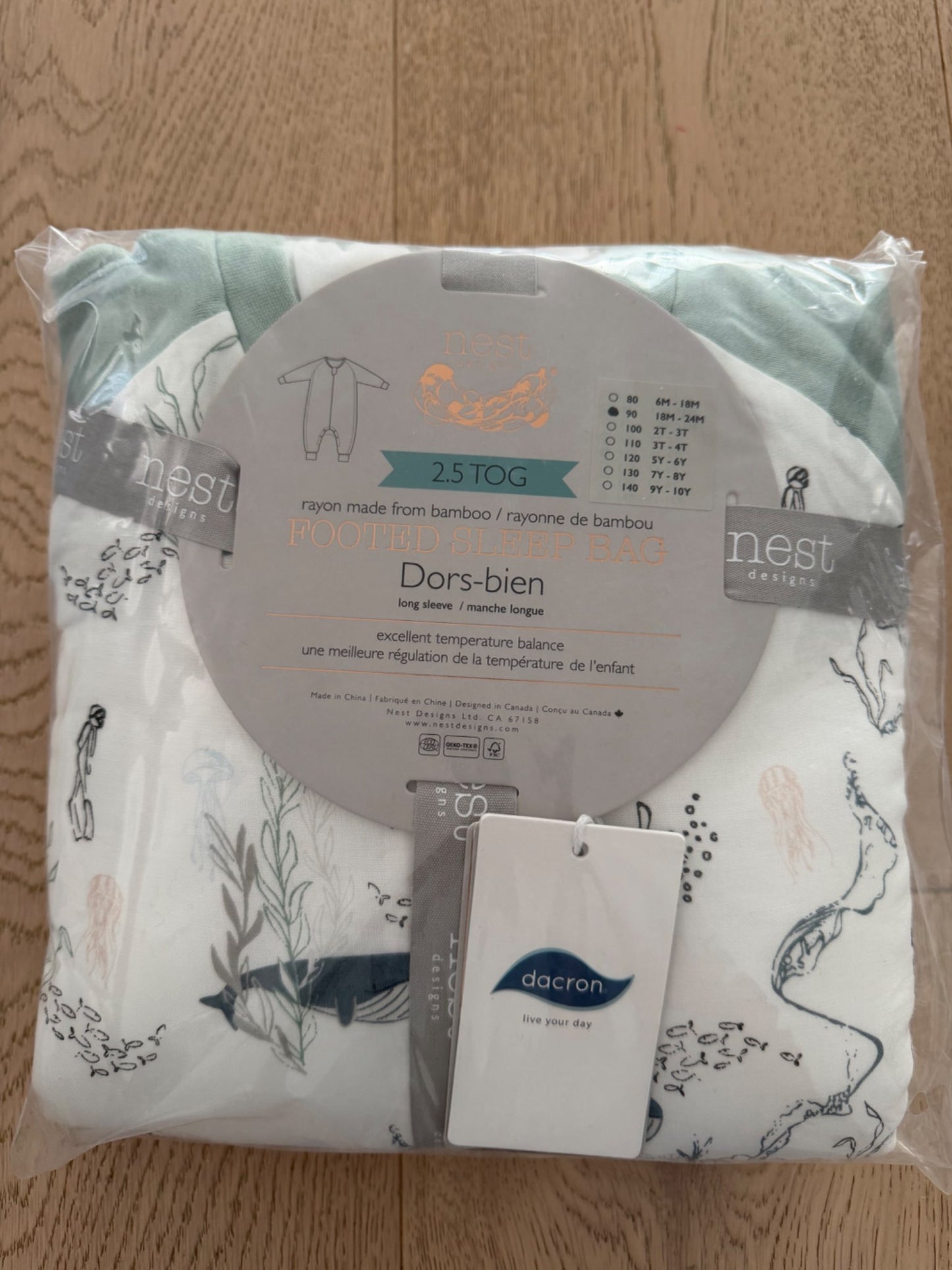 NEST Design 2.5 tog sleep onesie , Kids 24 Month (18-24M)