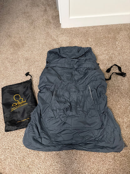 Fleece lined stroller/carrier cover