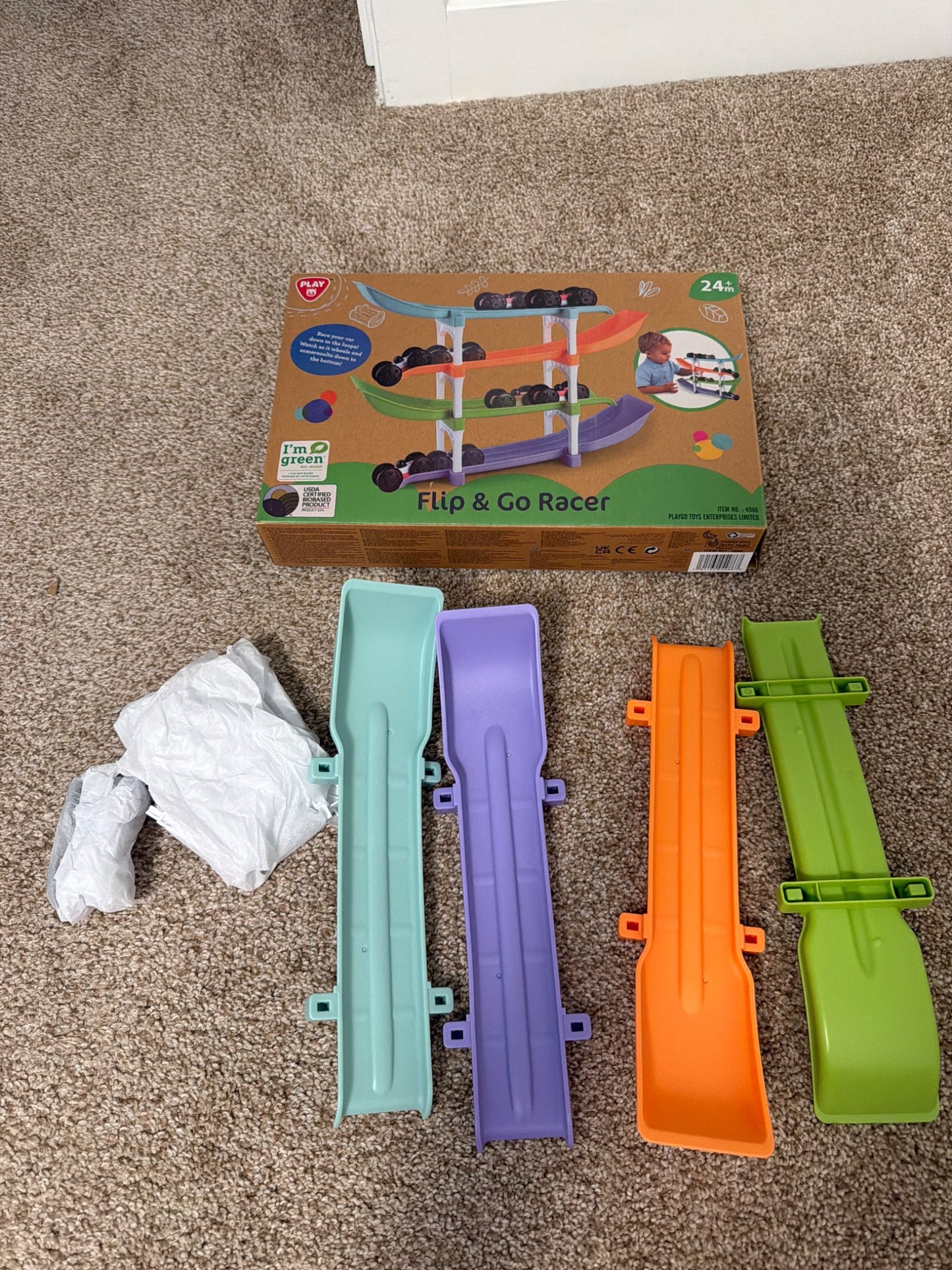 Flip and go racer