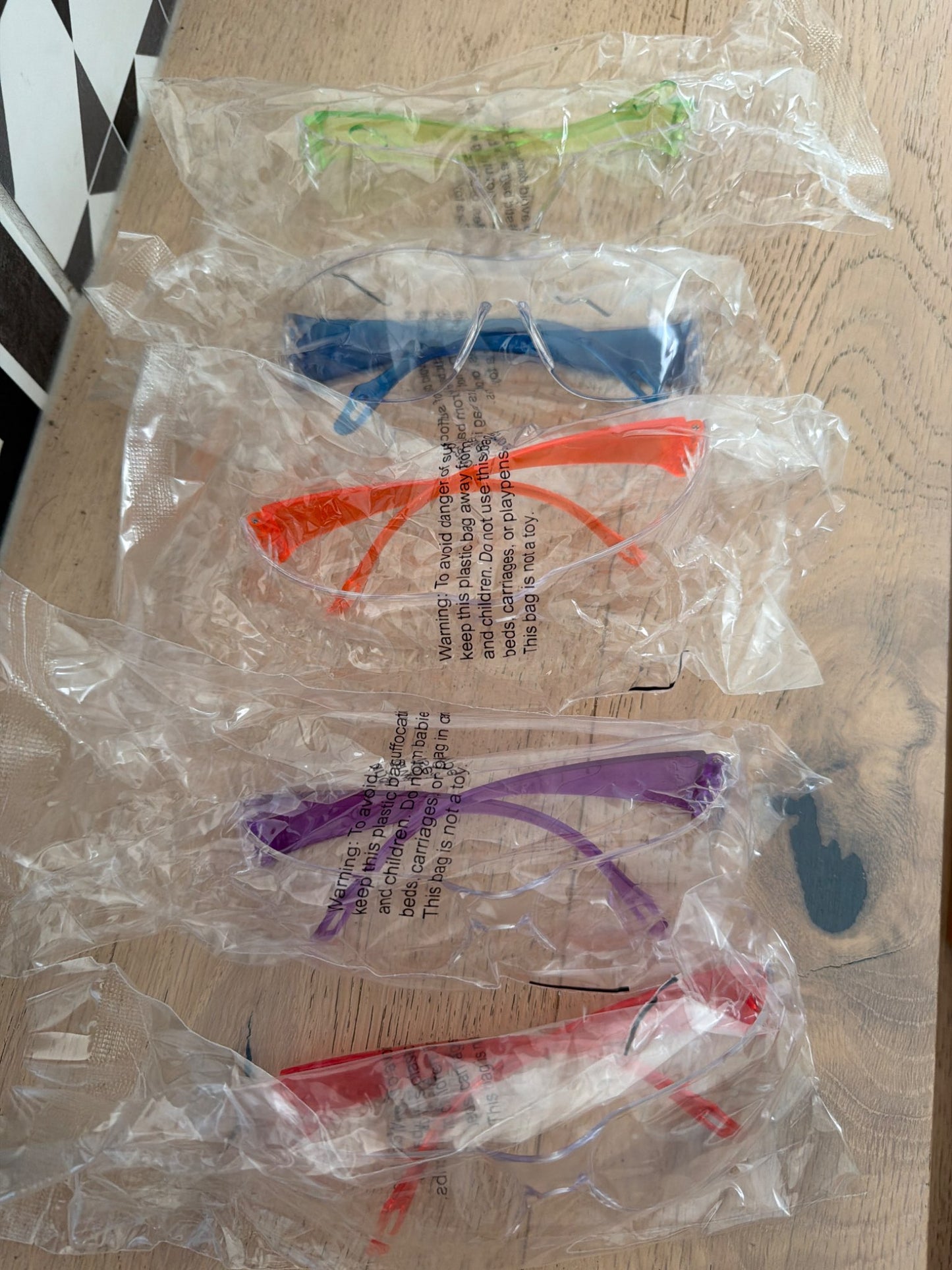 Kids safety goggles (x5)