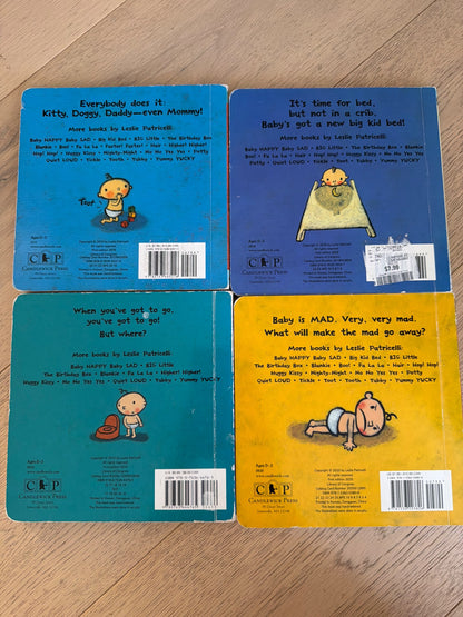 Leslie Patricelli Board books (x4)
