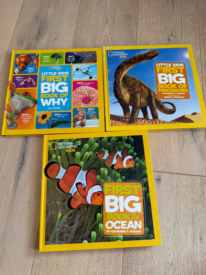 National Geographic Kids First Big Book of bundle (x3)