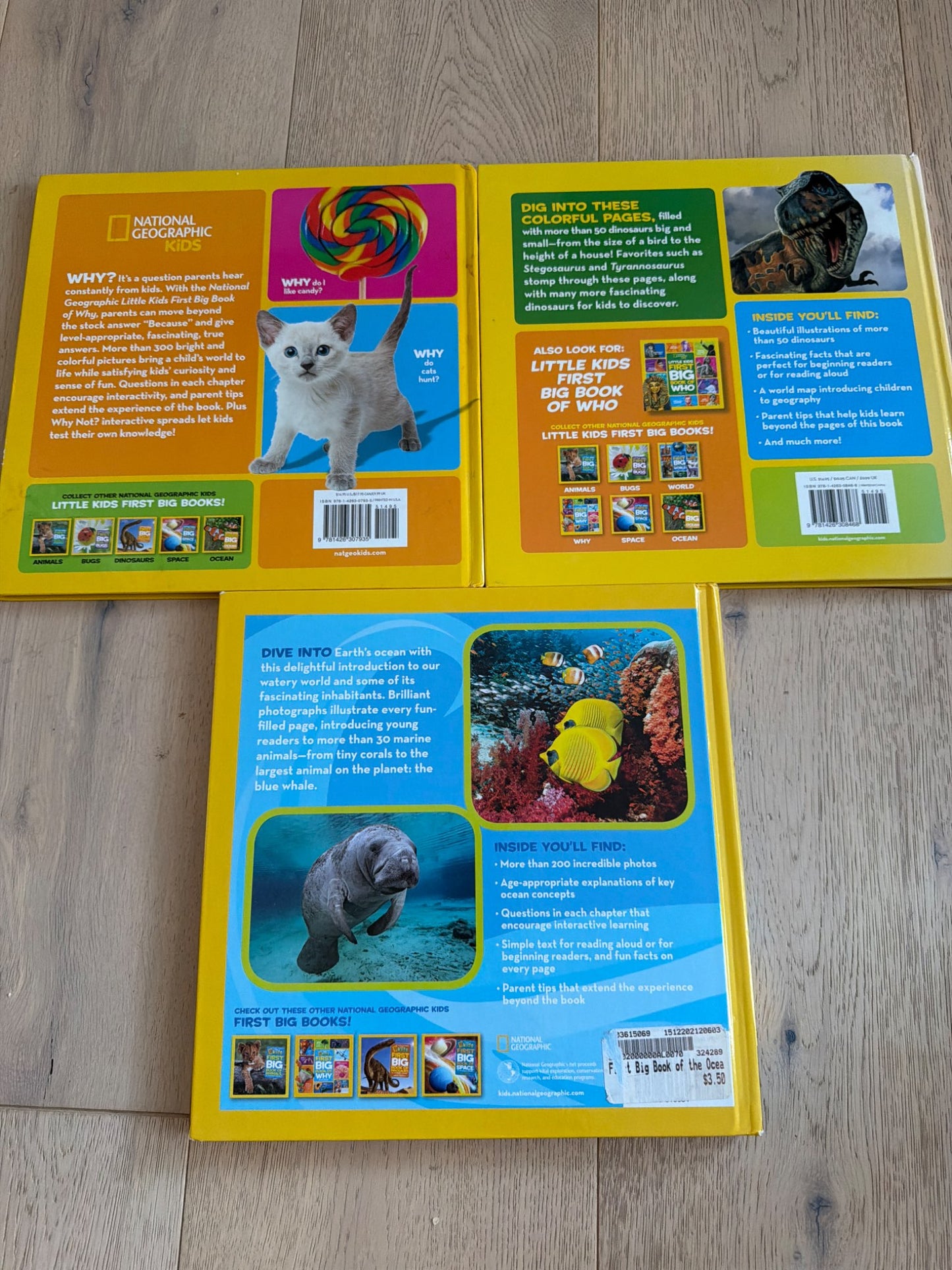 National Geographic Kids First Big Book of bundle (x3)