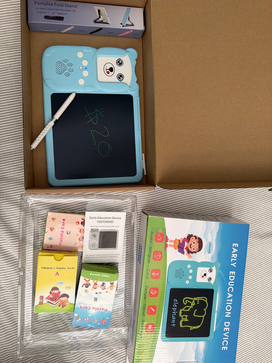 Educational tablet - writing and card reader