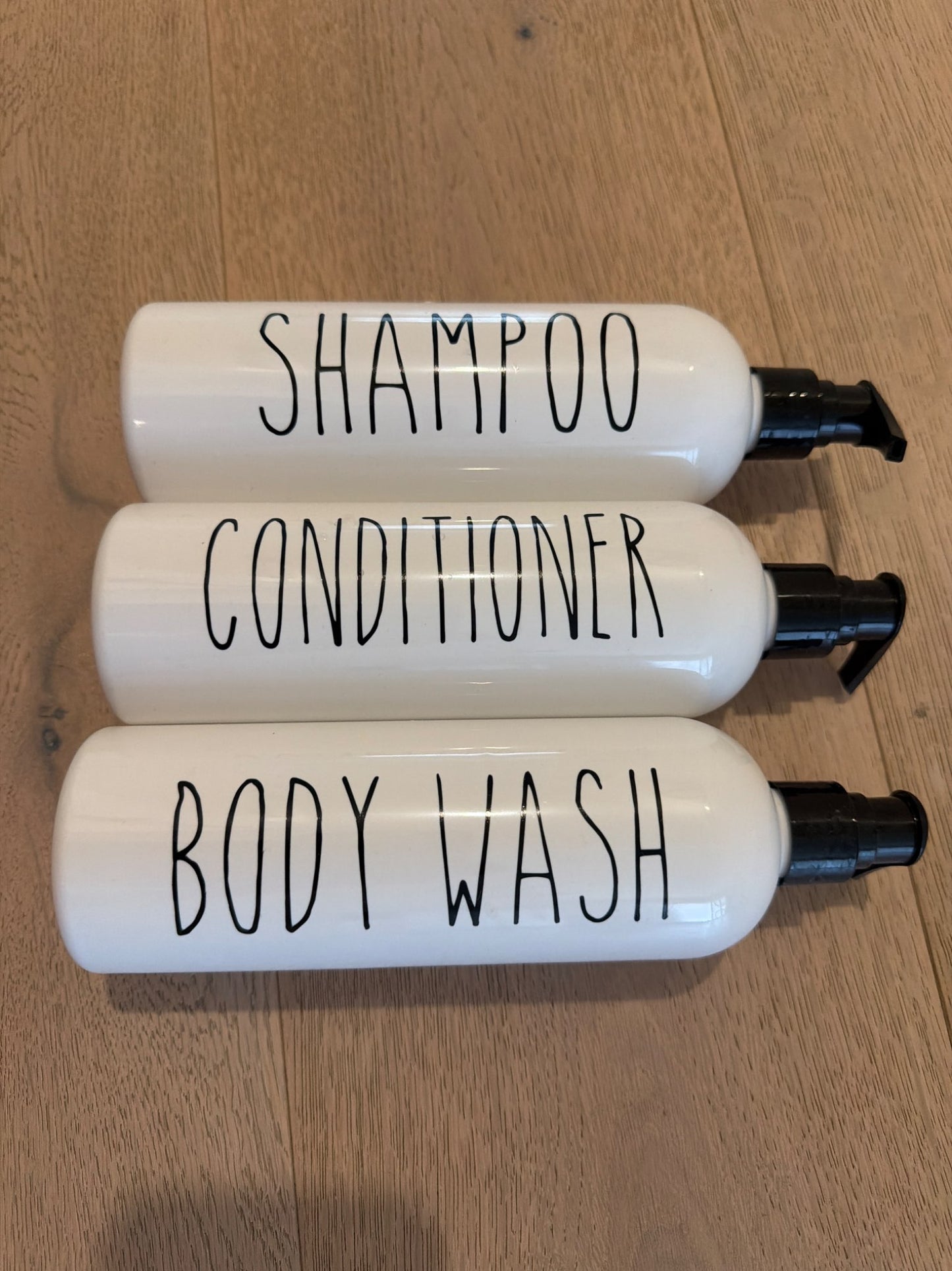 New bottles for bathroom (x3)