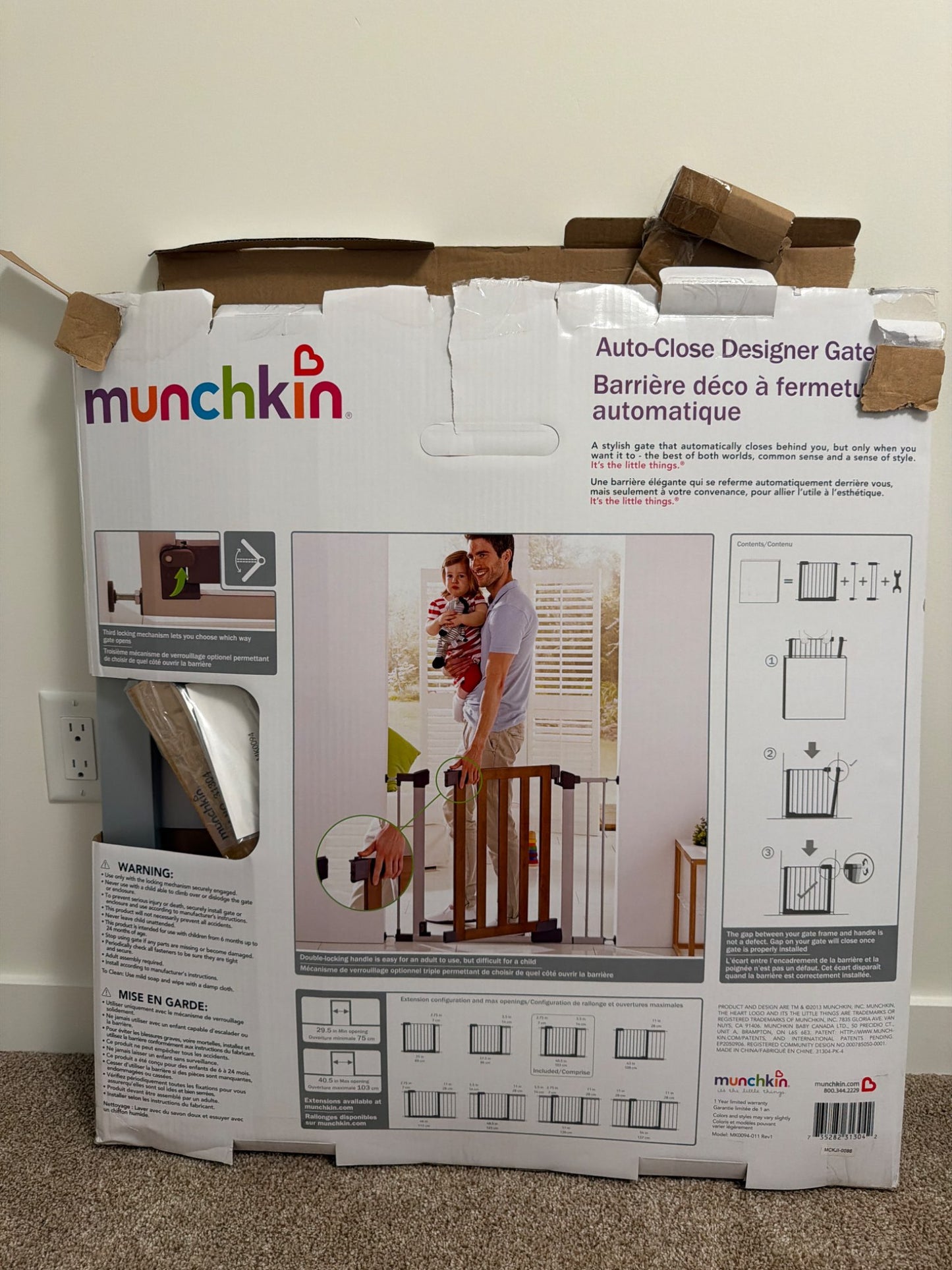 New Munchkin Auto Close Designer Gate