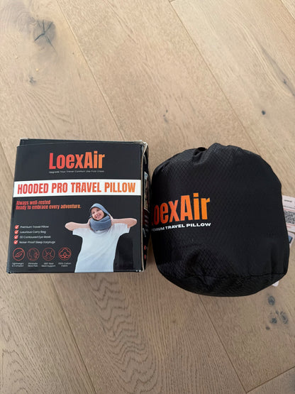 New Hooded travel pillow