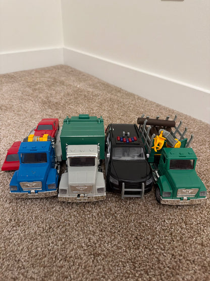 Driven trucks - 4 vehicles