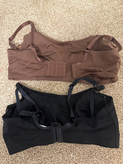 Nursing bras (x2), Maternity S (4-6)