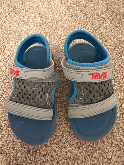 7T TEVA toddler sandals. , Shoes 7 (Walkers:12-24 mth)