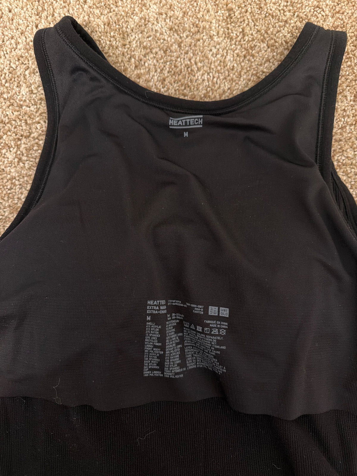 Uniqlo heat tech padded tank top , Kids 20