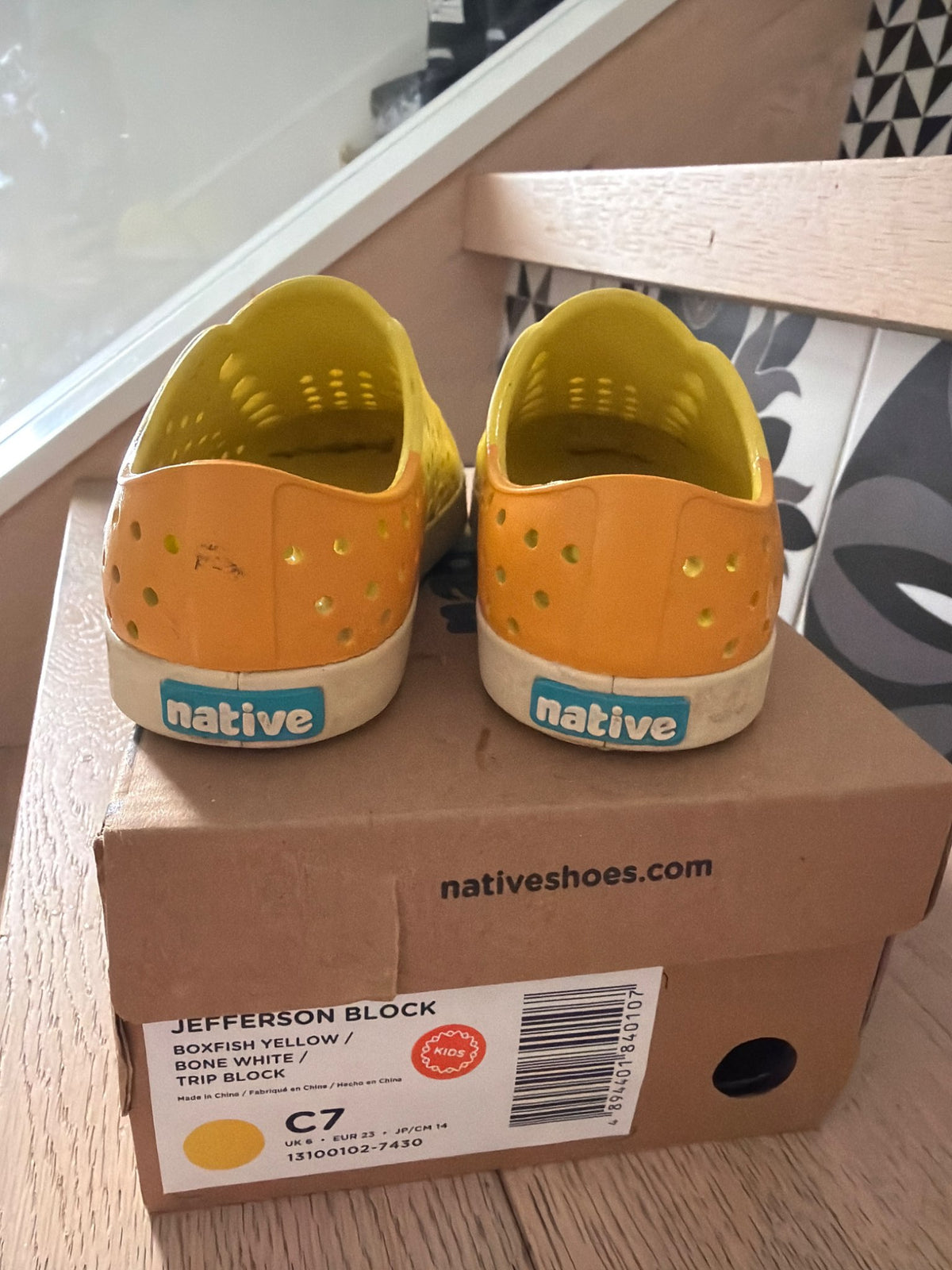 7C native sandals , Shoes 7 (Walkers:12-24 mth)