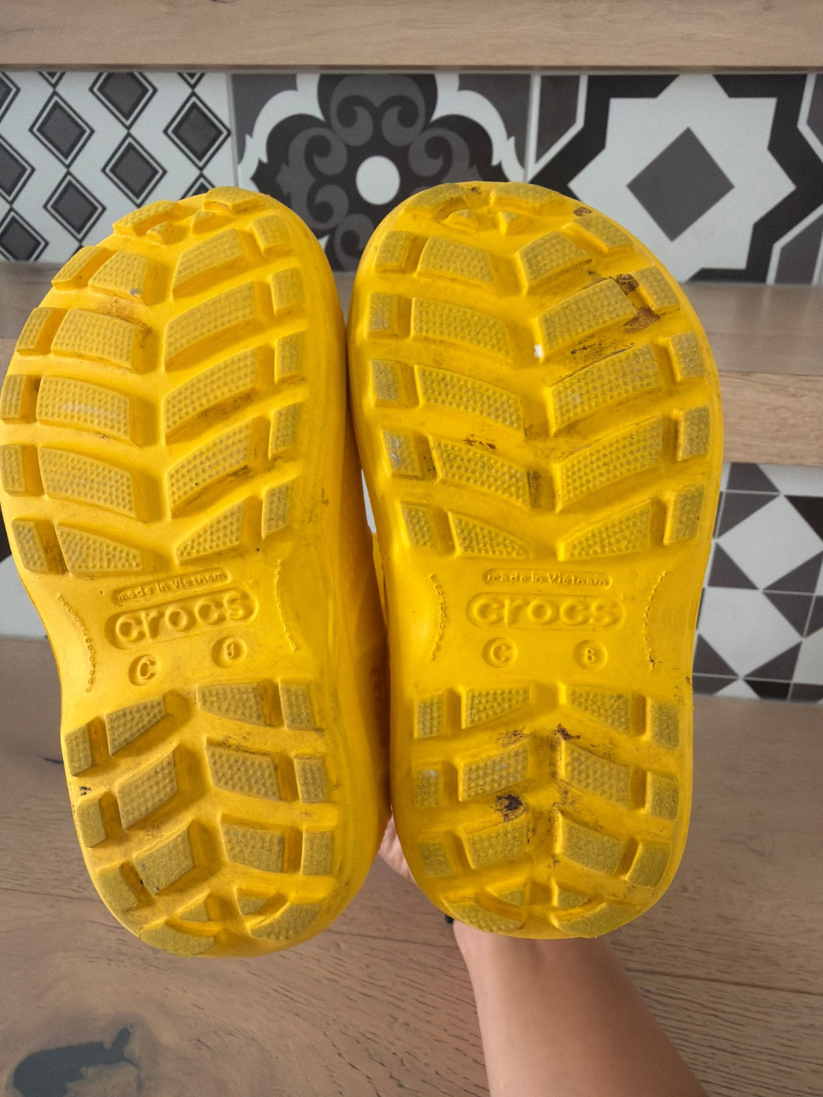 8C croc rain boots , Shoes 8 (Toddler:2-4yr)