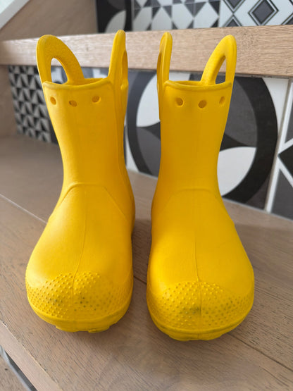 8C croc rain boots , Shoes 8 (Toddler:2-4yr)