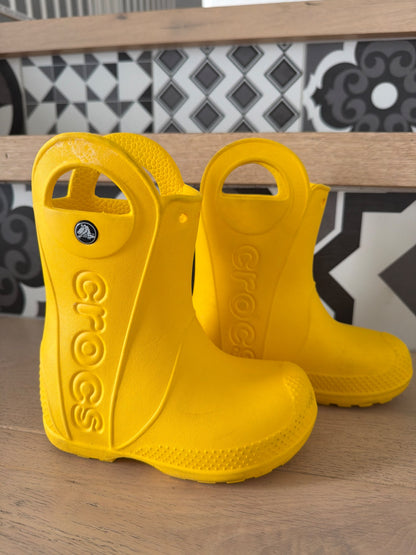 8C croc rain boots , Shoes 8 (Toddler:2-4yr)