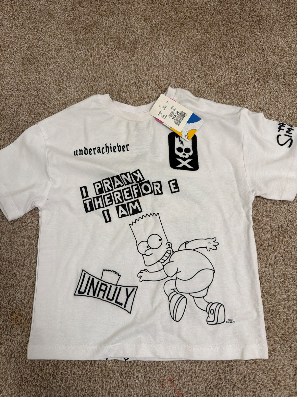 Size 6 simpsons t shirt NWT , Kids 6/6X