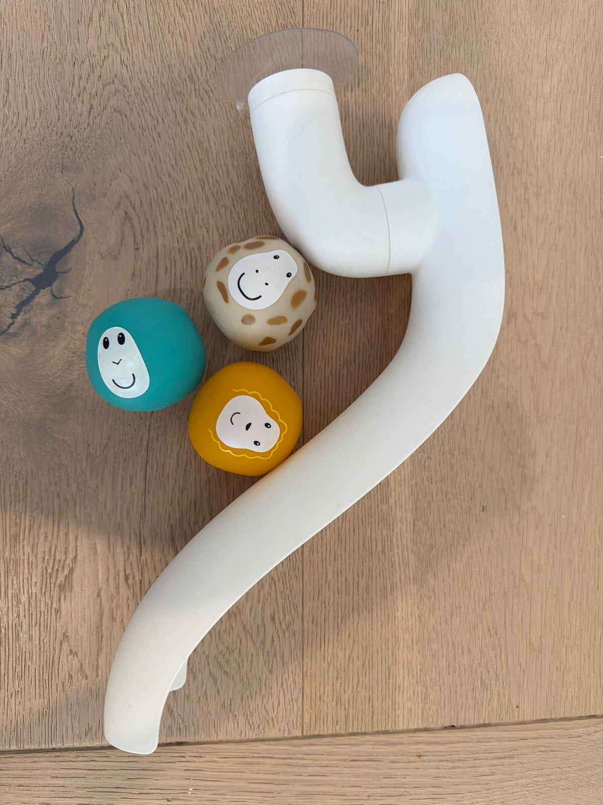 Matchstick monkey ball slide set