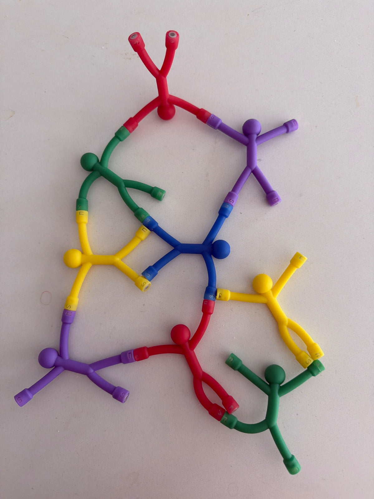 Magnetic silicone people (x9)