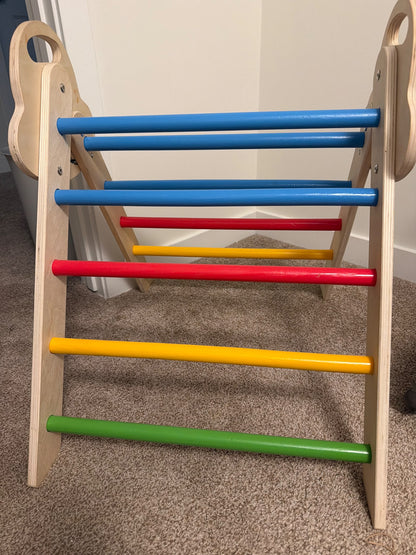 Montessori wooden climber/slide/rocker set