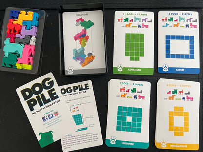 Dog pile puzzle game