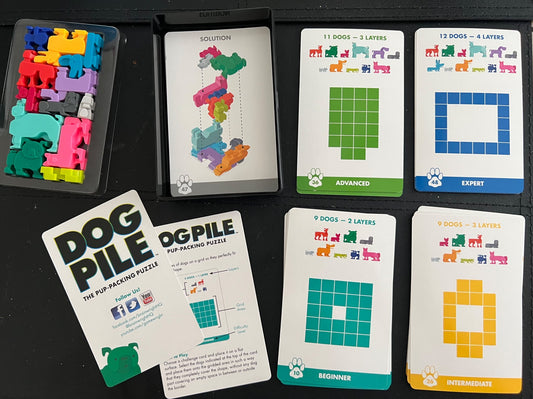 Dog pile puzzle game