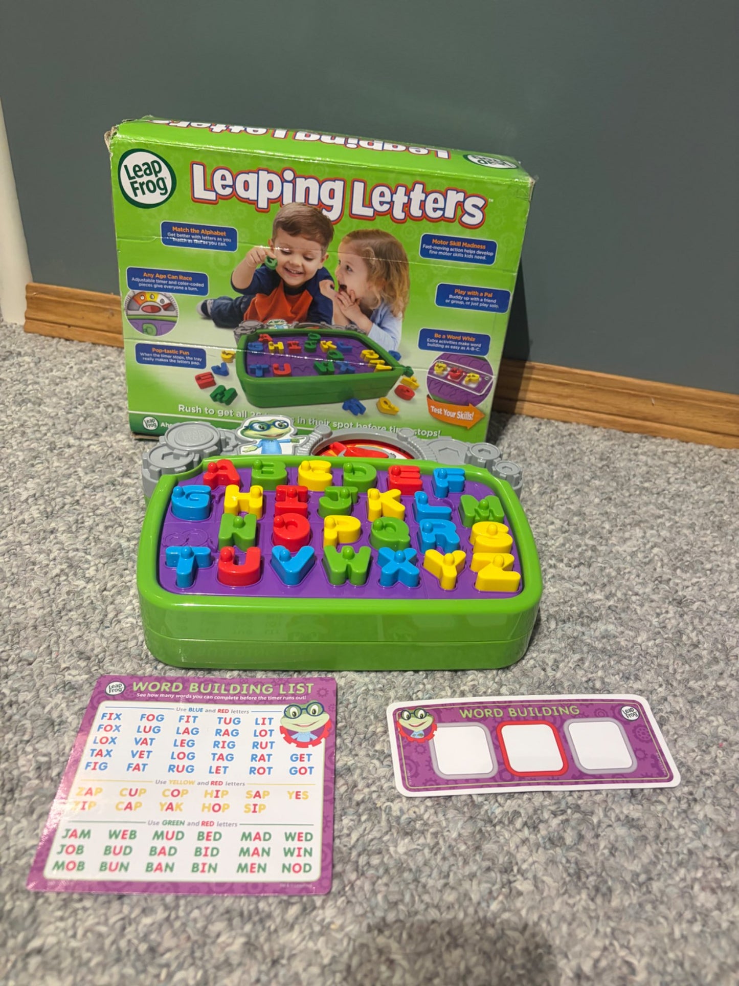 Leaping letters