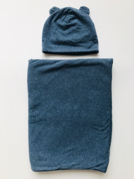 Baby Gap Swaddle and Hat Gift Set, 0-3 Months (Newborn)