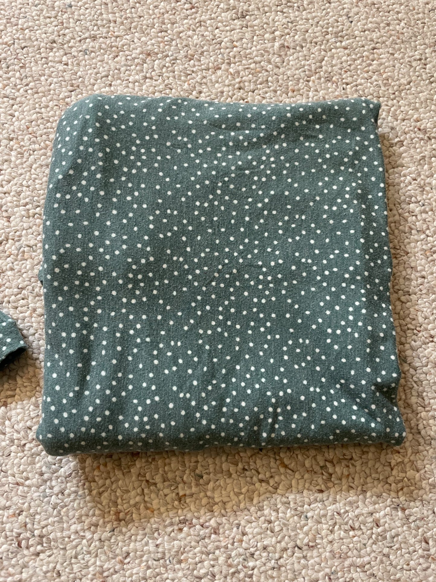 Green Polka Dot Swaddle Set , 0-3 Months (Newborn)