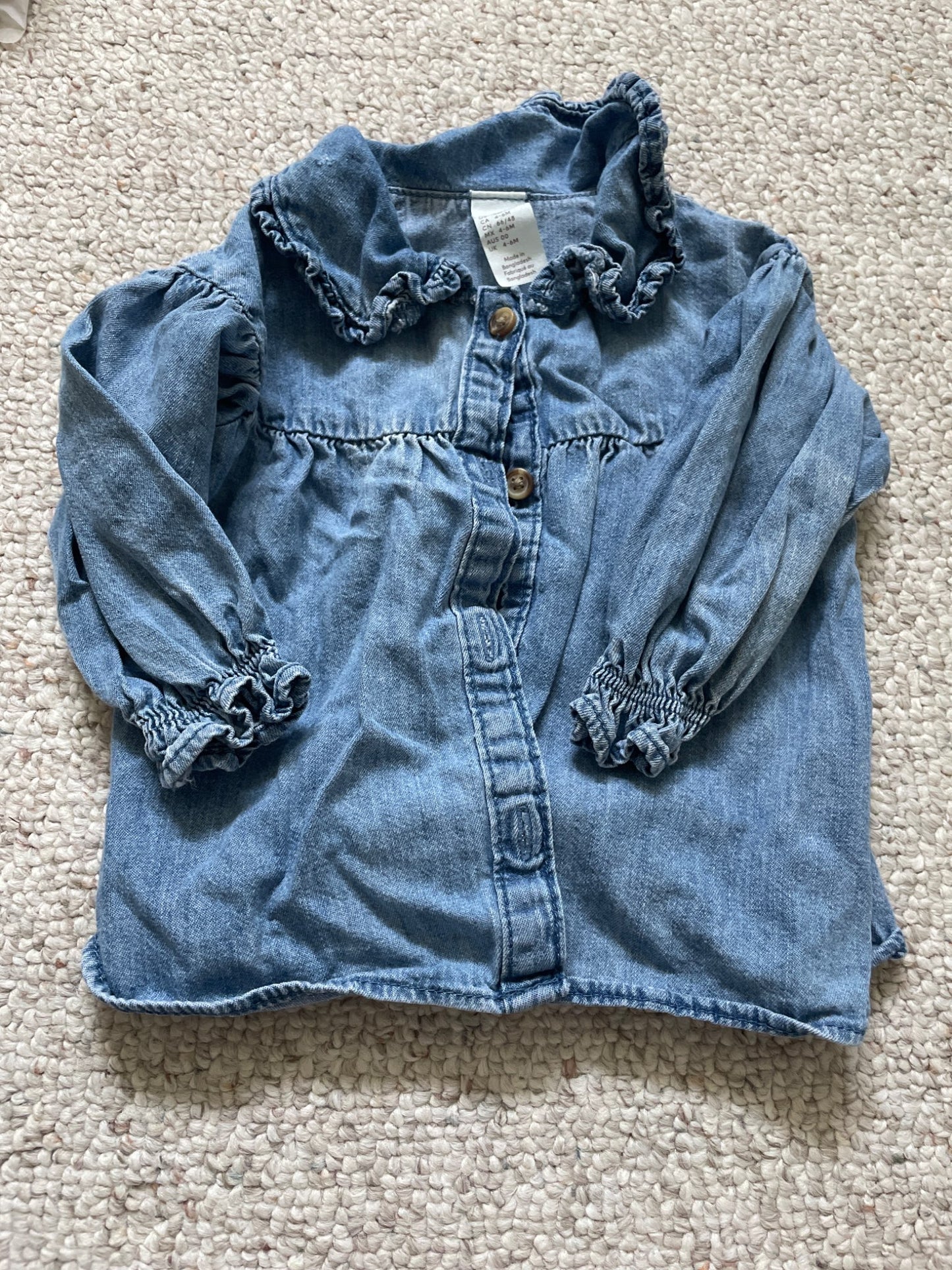 Girls Top Bundle x5, Kids 6 Month (3-6M)