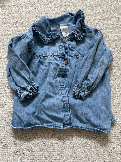 Girls Top Bundle x5, Kids 6 Month (3-6M)