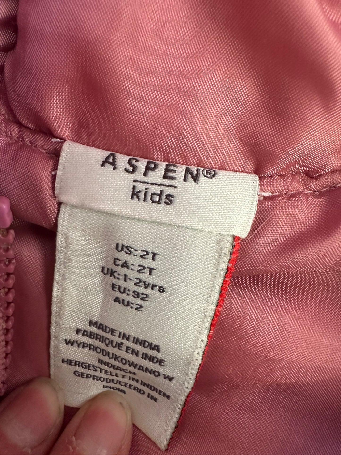 Pink Aspen Kids Vest, 2T, EUC, Kids 2T