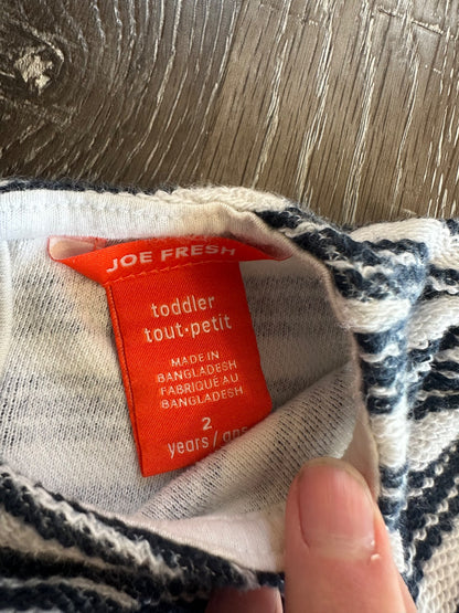 Joe Fresh striped knit dress, 2T, EUC, Kids 2T