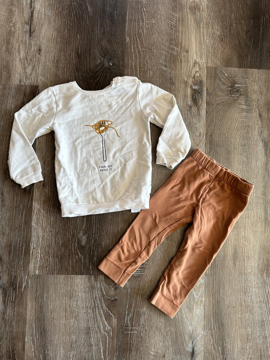 Miles the Label sweater and pants, VGUC, Size 2, Kids 2T