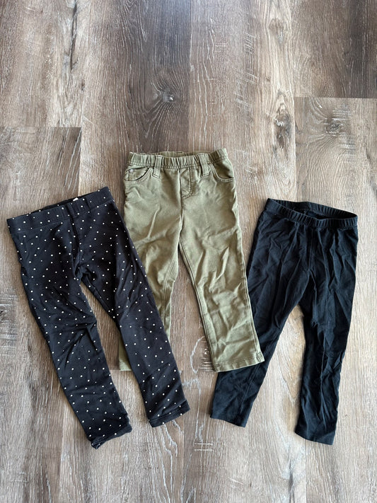 Girls leggings x3, VGUC, Size 2T, Kids 2T