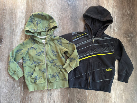 2 hoodies, Billabong and Carters, 4T, VGUC , Kids 4/4T