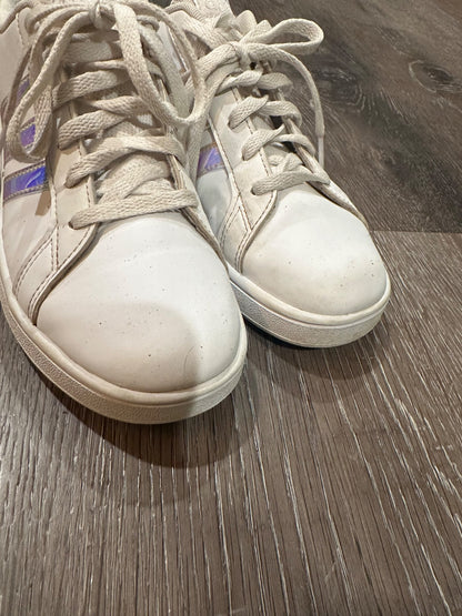 Adidas Superstar Iridescent/White Shoes Size 3, EUC, Shoes 3 (Kids:4-8yr)