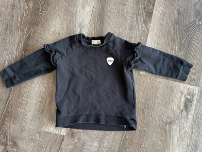 Miles the Label Sweatshirt 2T Black, Kids 2T