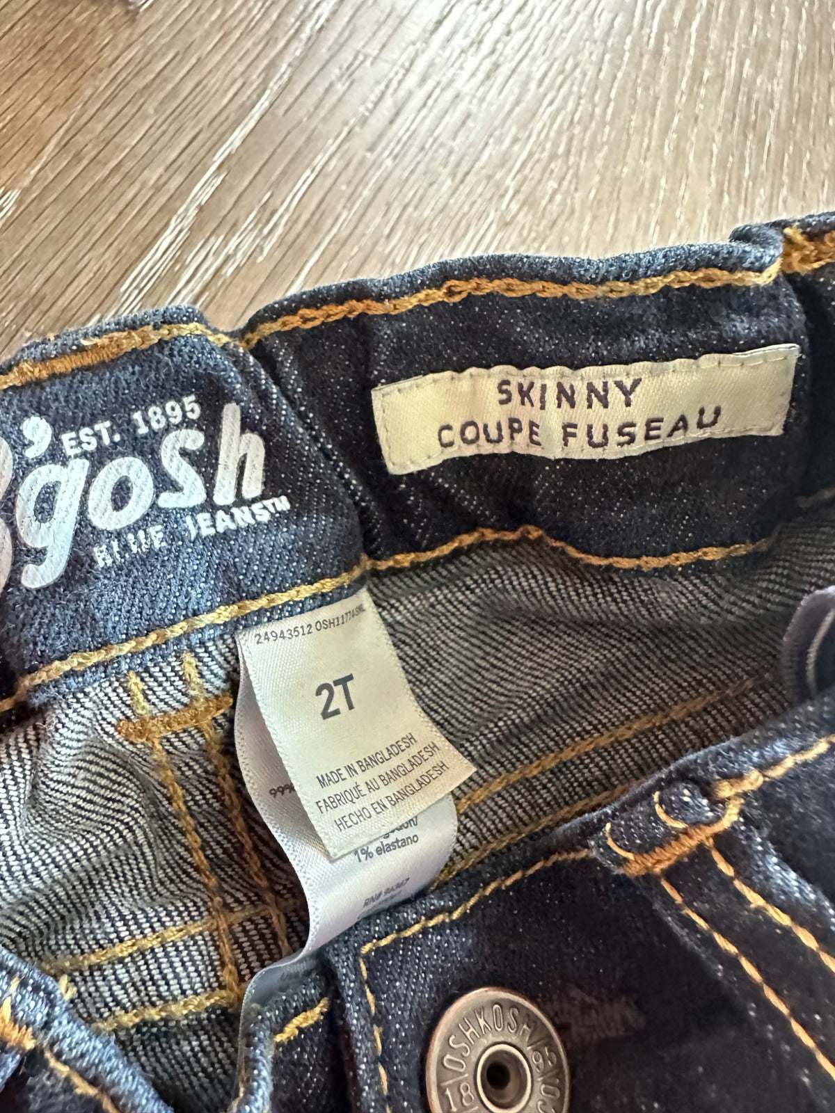Jeans, 2T, Oshkosh, EUC, Kids 2T