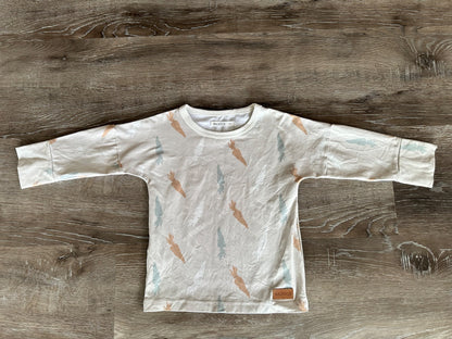Bajoue long sleeved top, Size 2-4, like new, Kids 3T