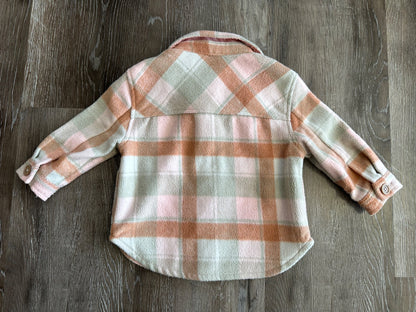 Plaid button up jacket, 2T, VGUC , Kids 2T