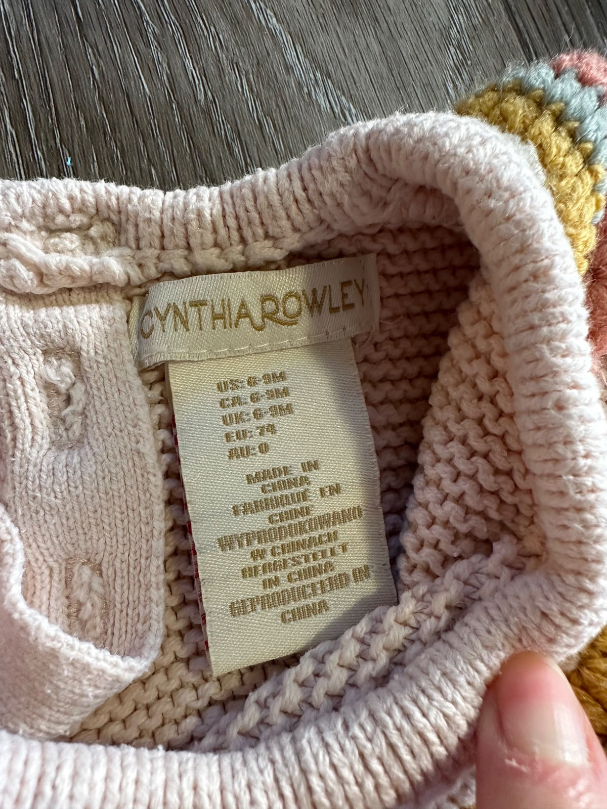 Cynthia Rowley Knit Dress, 6-9 months, EUC, Kids 9 Month (6-9M)